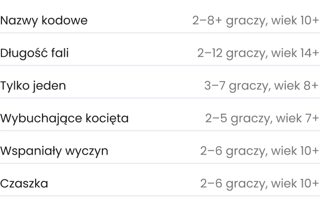 Gry towarzyskie